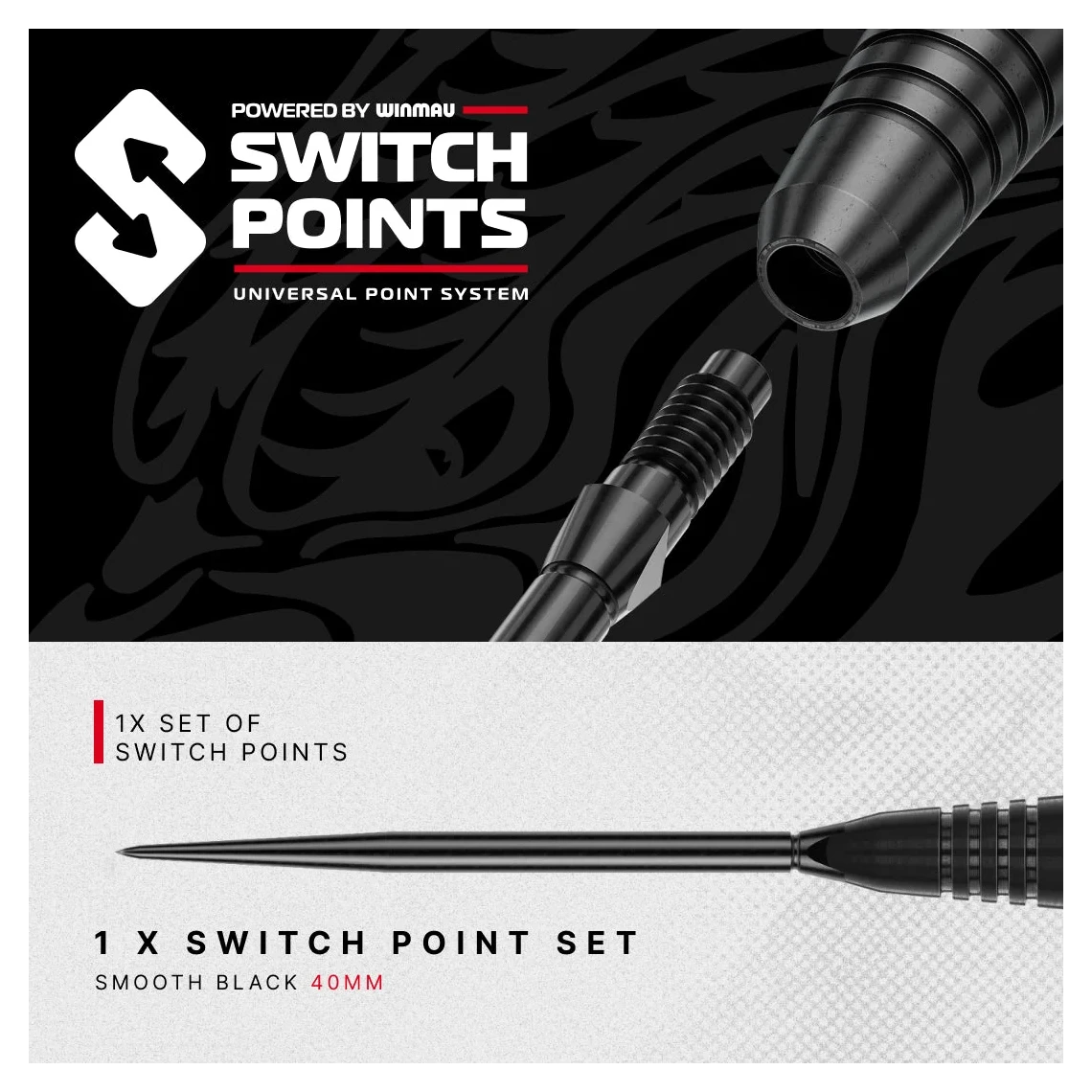 Red Dragon Jonny Clayton RD-ADV 90% Tungsten Switch Point Darts