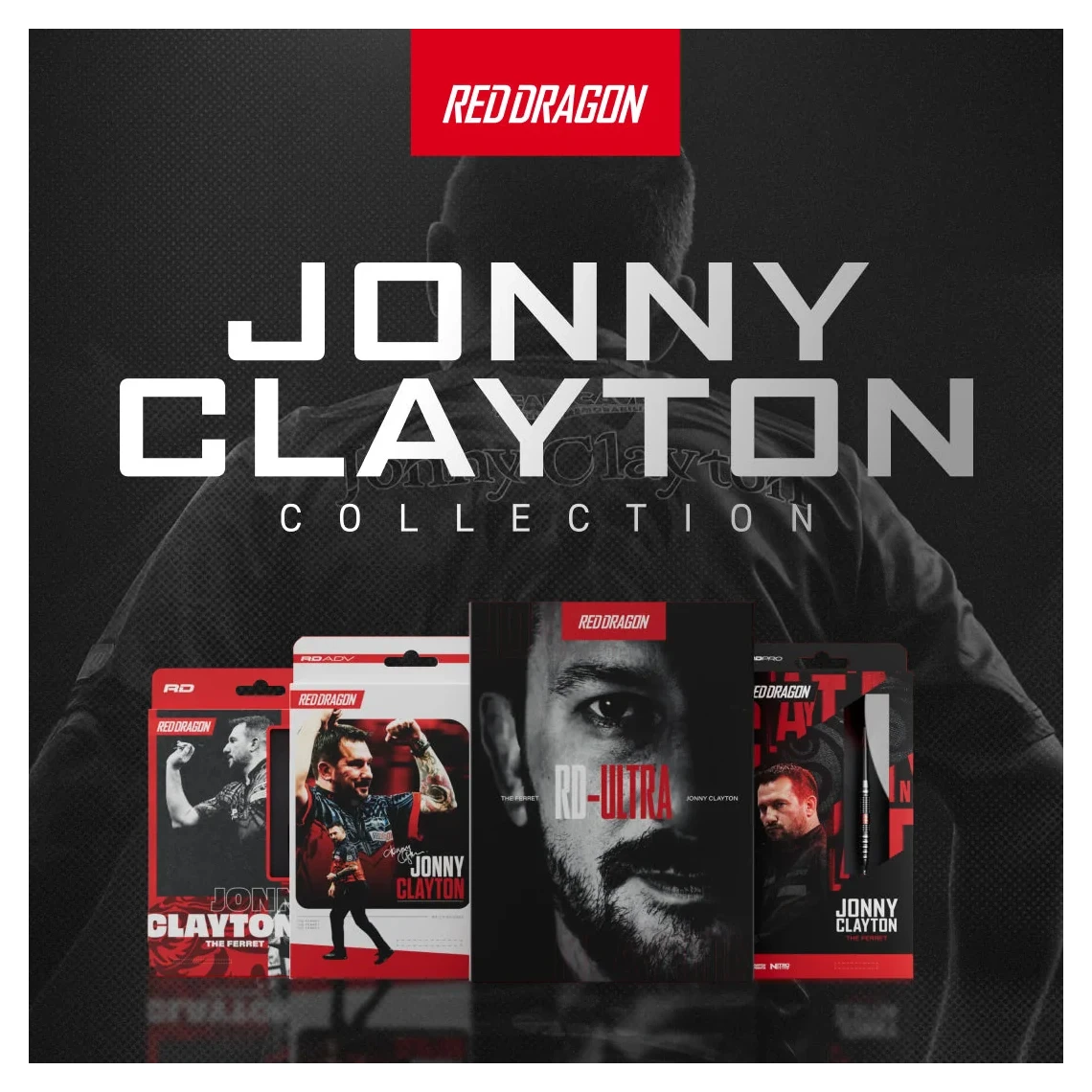 Red Dragon Jonny Clayton RD-ADV 90% Tungsten Switch Point Darts