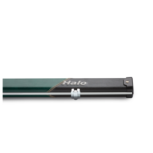 Peradon Halo 1 Piece Snooker Black Green Stripe Slim Cue Case