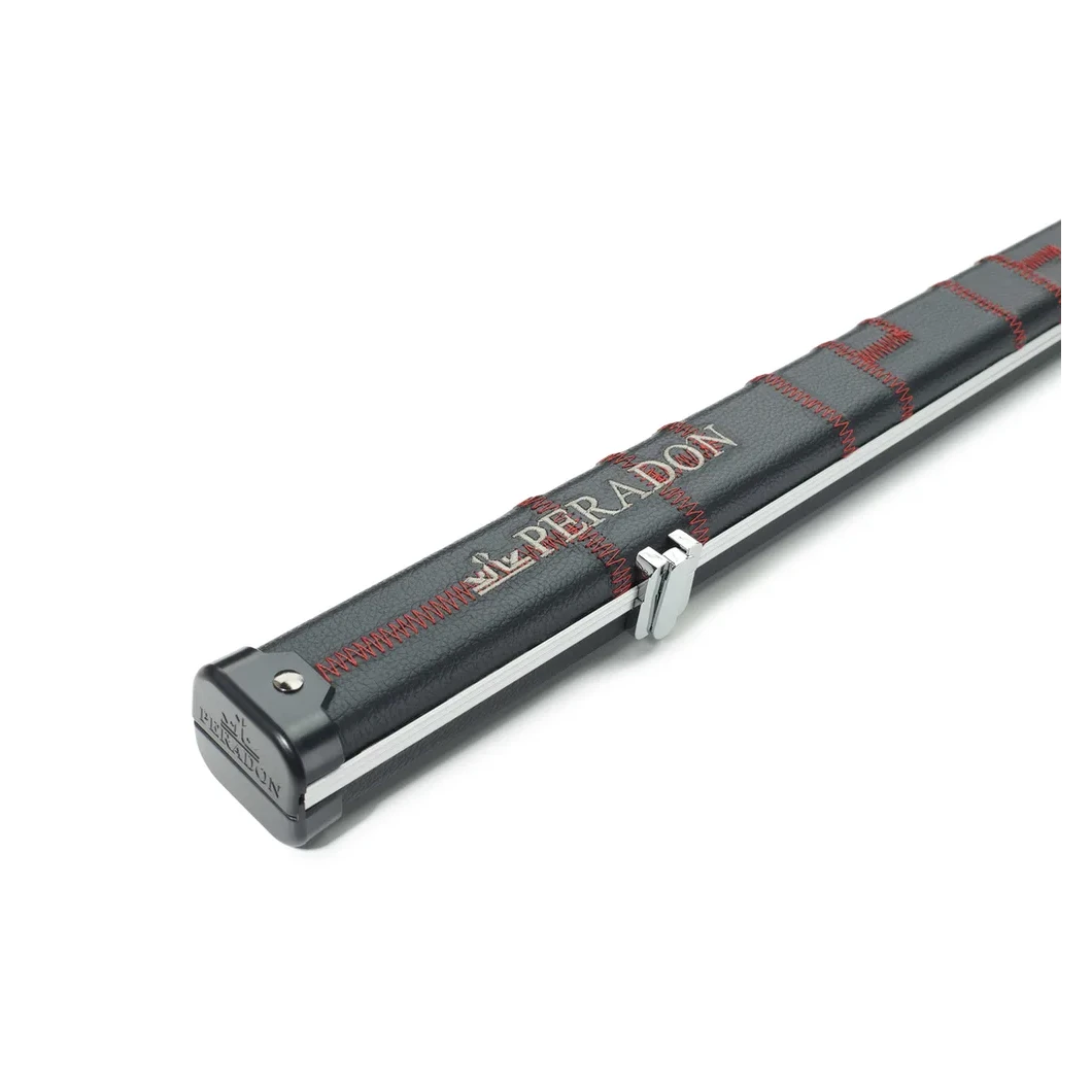 Peradon Halo Black Patch & Red Stitch 1 Piece Slim Snooker Cue Case