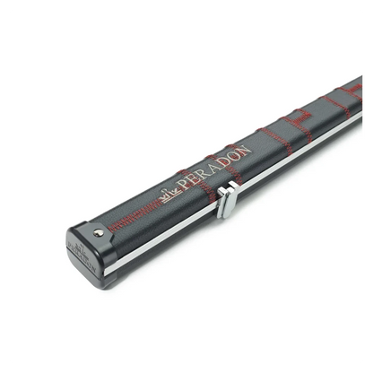 Peradon Halo Black Patch & Red Stitch 1 Piece Slim Snooker Cue Case