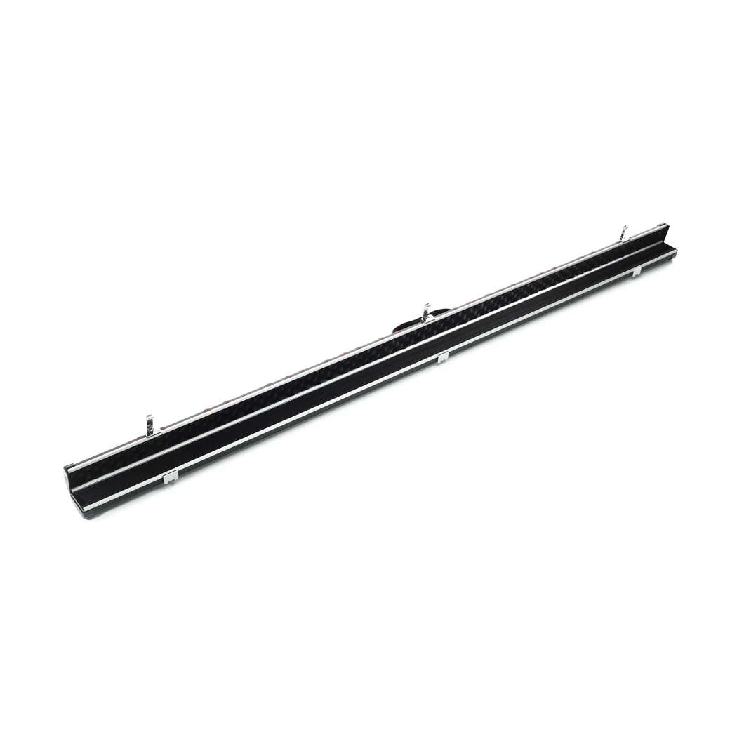 Peradon Halo Black Patch & Red Stitch 1 Piece Slim Snooker Cue Case