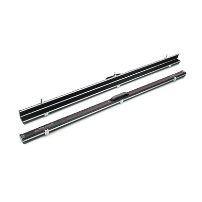 Peradon Halo Black Patch & Red Stitch 1 Piece Slim Snooker Cue Case