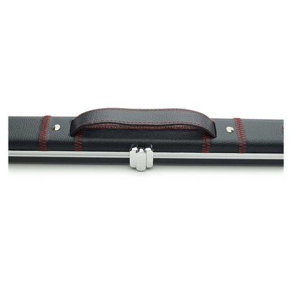 Peradon Halo Black Patch & Red Stitch 1 Piece Slim Snooker Cue Case