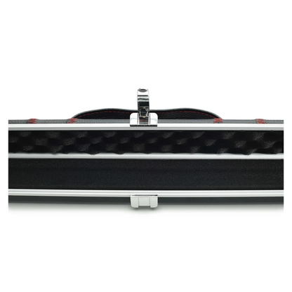 Peradon Halo Black Patch & Red Stitch 1 Piece Slim Snooker Cue Case