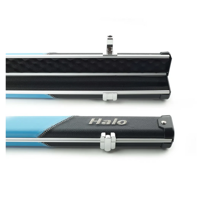 Peradon Halo Black & Sky Stripe 1 Piece Slim Snooker Cue Case