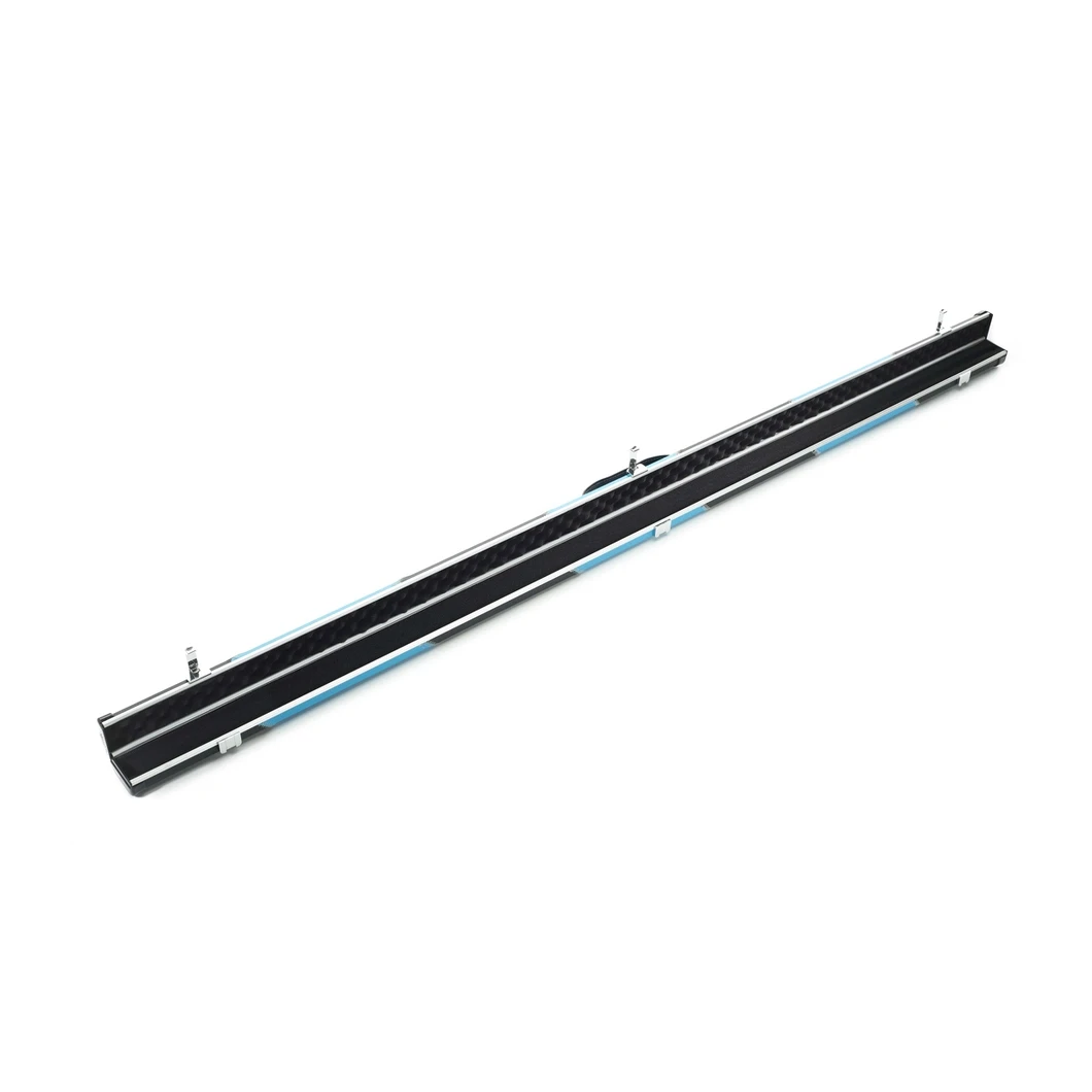 Peradon Halo Black & Sky Stripe 1 Piece Slim Snooker Cue Case