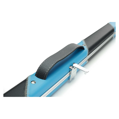 Peradon Halo Black & Sky Stripe 1 Piece Slim Snooker Cue Case