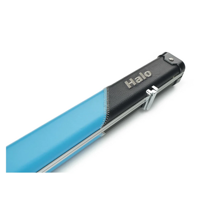 Peradon Halo Black & Sky Stripe 1 Piece Slim Snooker Cue Case