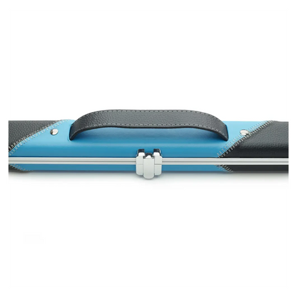 Peradon Halo Black & Sky Stripe 1 Piece Slim Snooker Cue Case