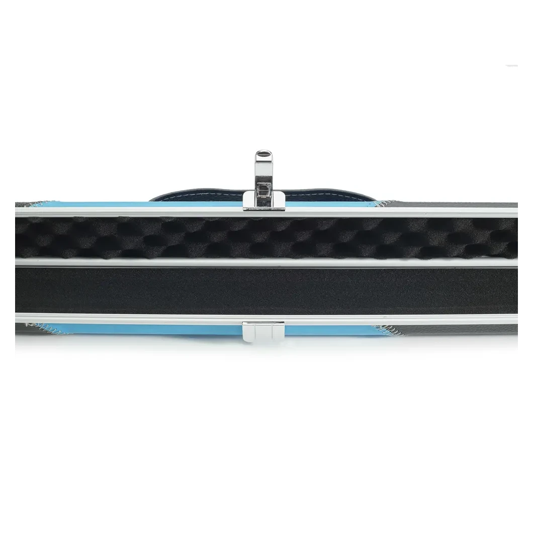 Peradon Halo Black & Sky Stripe 1 Piece Slim Snooker Cue Case