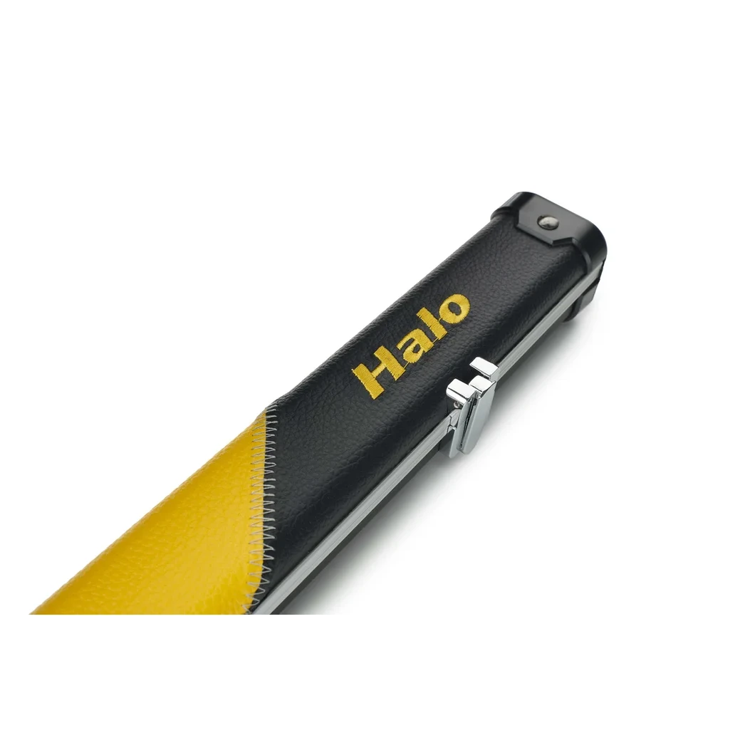 Peradon Halo Black & Yellow Stripe 1 Piece Slim Snooker Cue Case