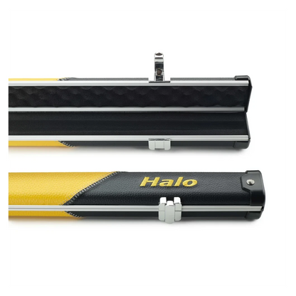 Peradon Halo Black & Yellow Stripe 1 Piece Slim Snooker Cue Case