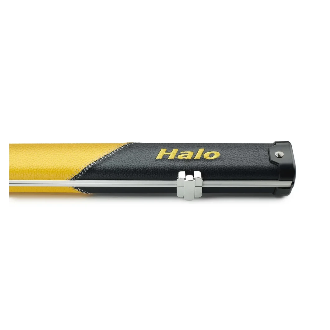 Peradon Halo Black & Yellow Stripe 1 Piece Slim Snooker Cue Case