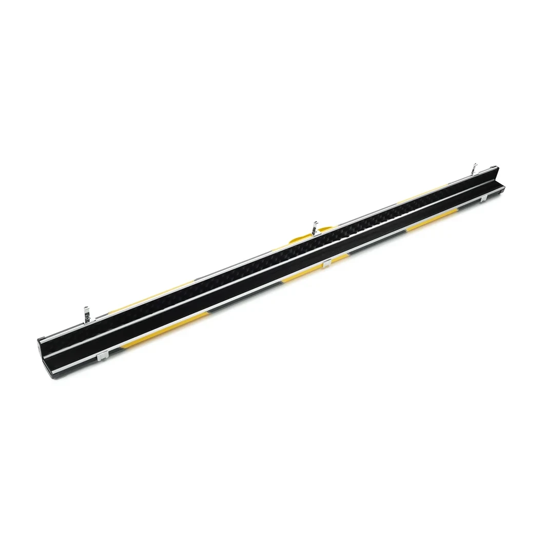 Peradon Halo Black & Yellow Stripe 1 Piece Slim Snooker Cue Case