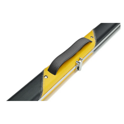 Peradon Halo Black & Yellow Stripe 1 Piece Slim Snooker Cue Case