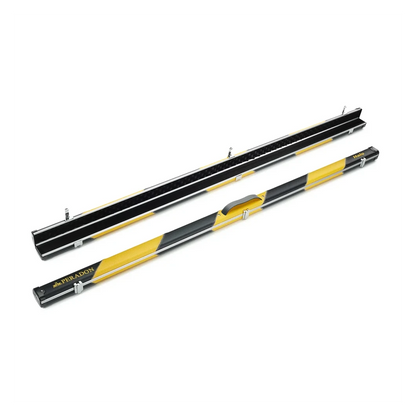 Peradon Halo Black & Yellow Stripe 1 Piece Slim Snooker Cue Case