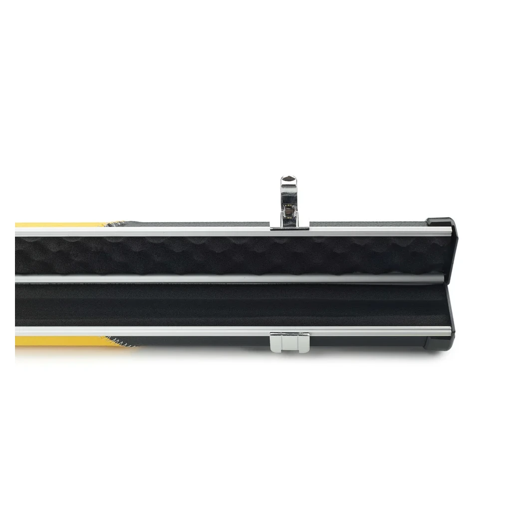 Peradon Halo Black & Yellow Stripe 1 Piece Slim Snooker Cue Case
