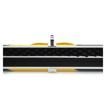 Peradon Halo Black & Yellow Stripe 1 Piece Slim Snooker Cue Case