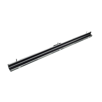 Peradon Halo Grey & Black Stripe 1 Piece Slim Snooker Cue Case