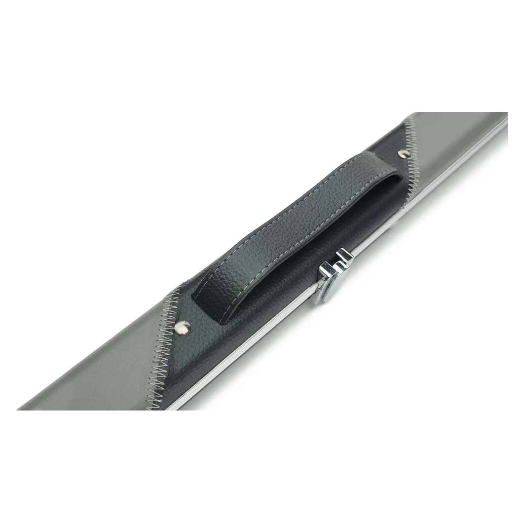 Peradon Halo Grey & Black Stripe 1 Piece Slim Snooker Cue Case