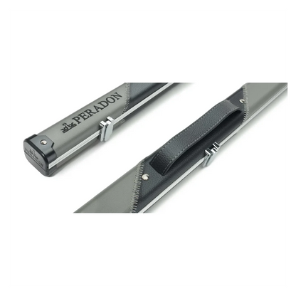Peradon Halo Grey & Black Stripe 1 Piece Slim Snooker Cue Case