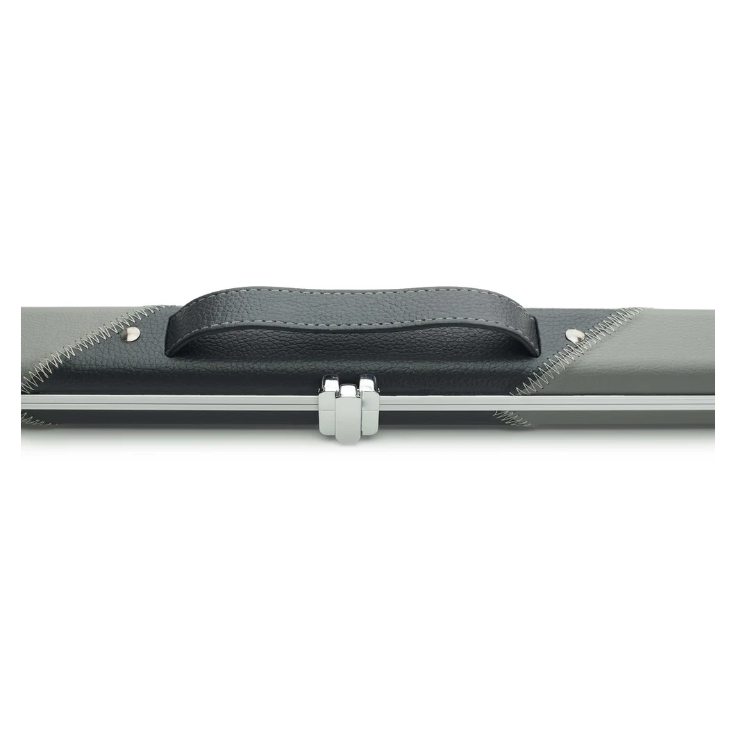 Peradon Halo Grey & Black Stripe 1 Piece Slim Snooker Cue Case