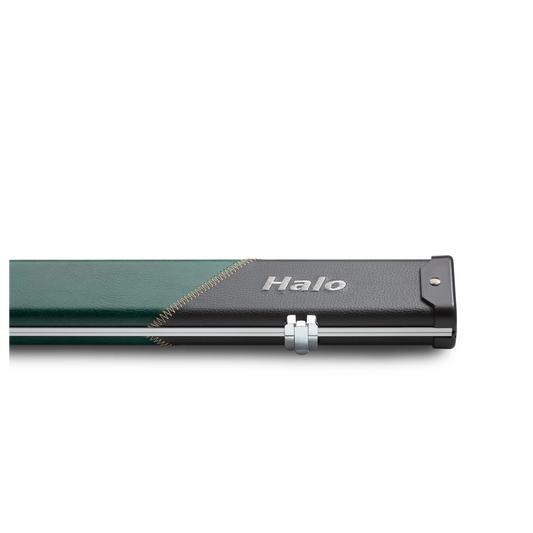 Peradon Halo 1 Piece Snooker Black Green Stripe Wide Cue Case