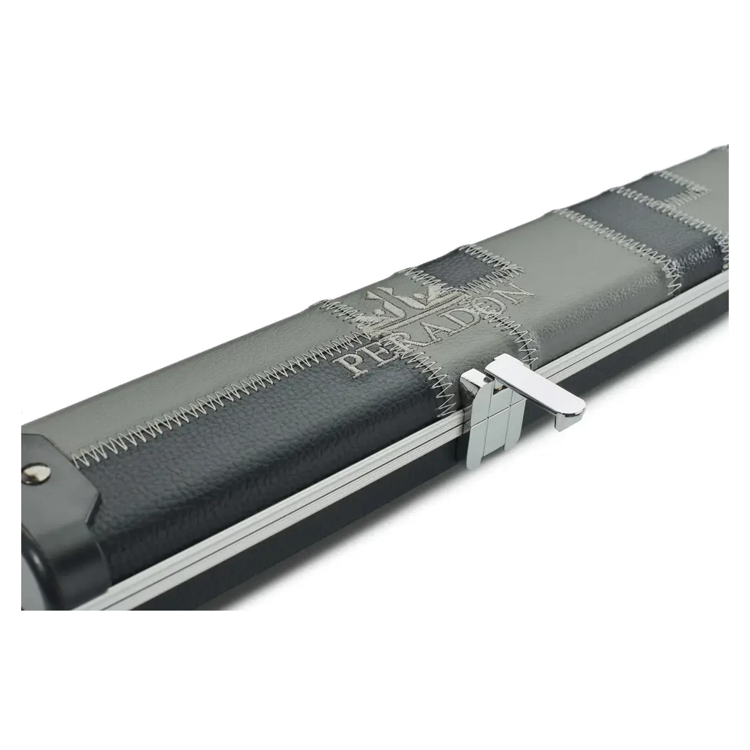 Peradon Halo Black & Grey Patch 1 Piece Wide Snooker Cue Case