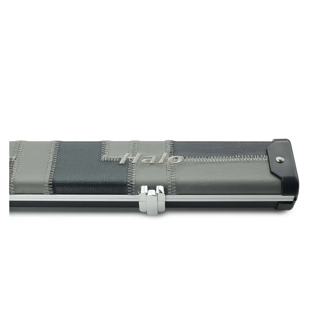 Peradon Halo Black & Grey Patch 1 Piece Wide Snooker Cue Case