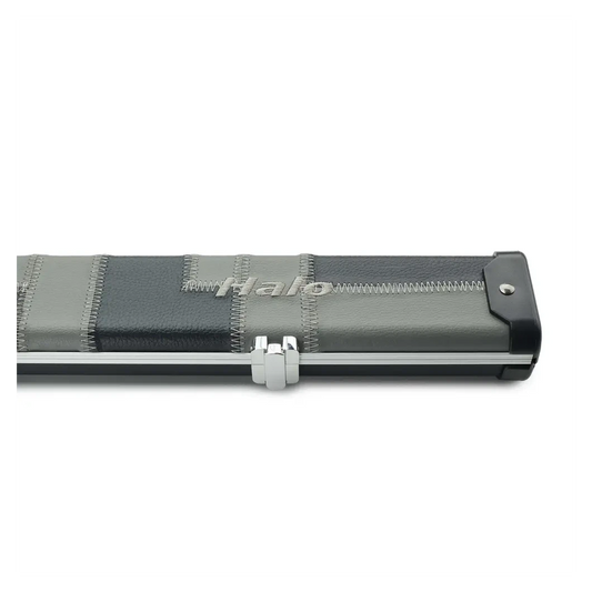 Peradon Halo Black & Grey Patch 1 Piece Wide Snooker Cue Case