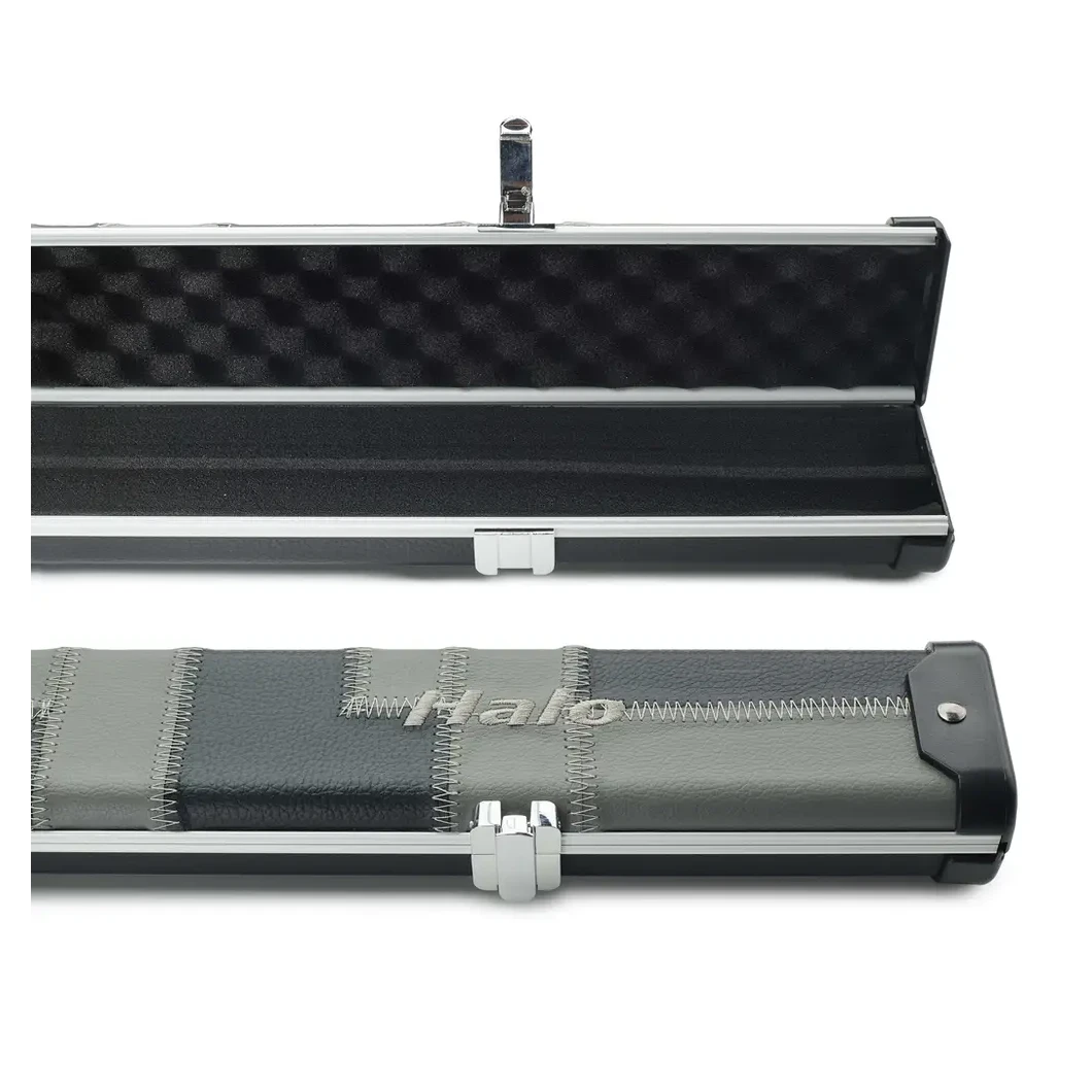 Peradon Halo Black & Grey Patch 1 Piece Wide Snooker Cue Case
