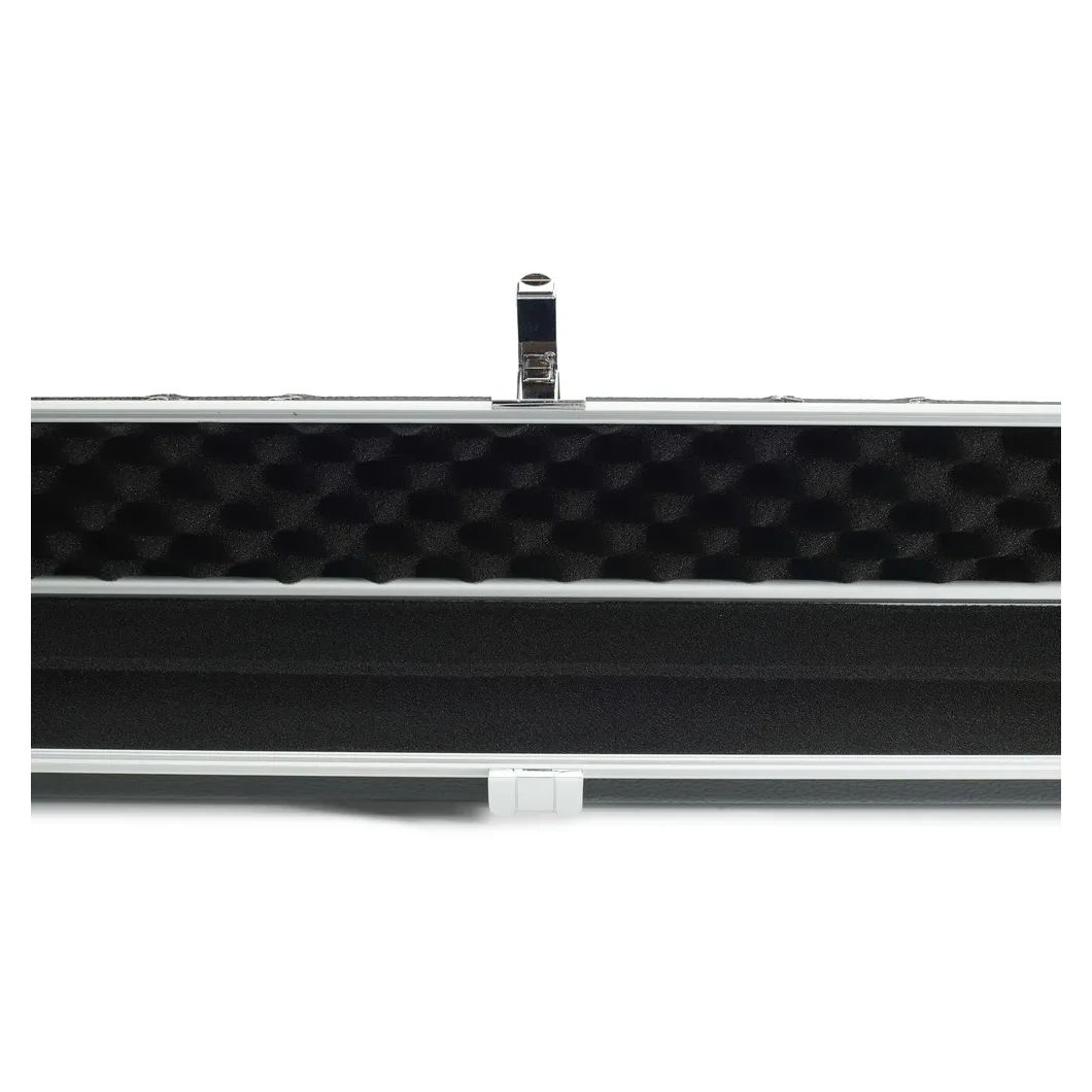 Peradon Halo Black Patch & Silver Stitch 1 Piece Wide Snooker Cue Case