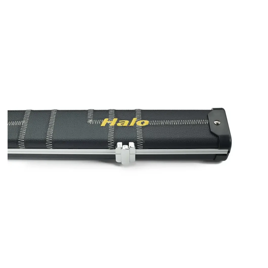 Peradon Halo Black Patch & Silver Stitch 1 Piece Wide Snooker Cue Case