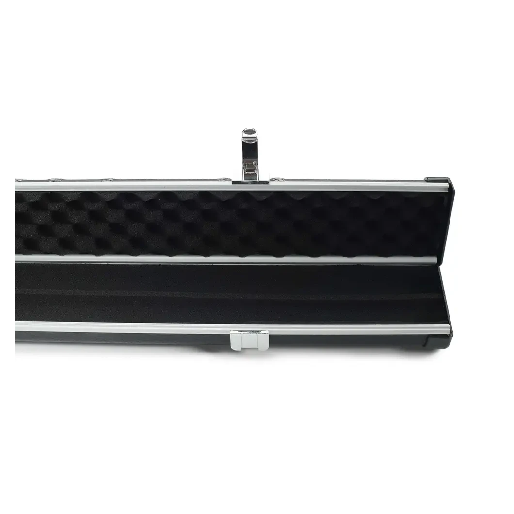 Peradon Halo Black Patch & Silver Stitch 1 Piece Wide Snooker Cue Case