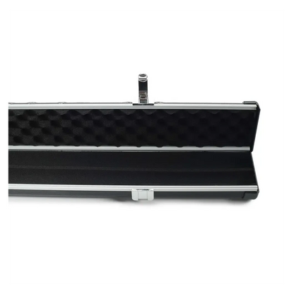 Peradon Halo Black Patch & Silver Stitch 1 Piece Wide Snooker Cue Case