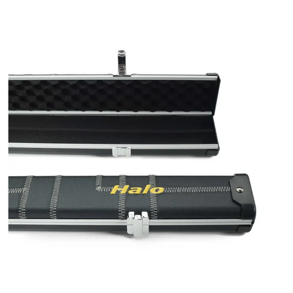 Peradon Halo Black Patch & Silver Stitch 1 Piece Wide Snooker Cue Case