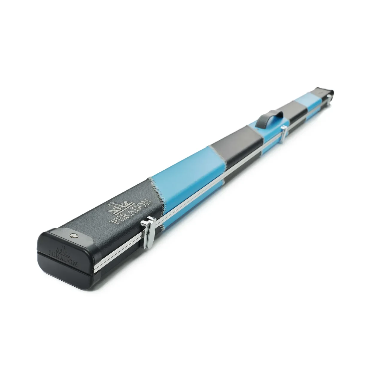 Peradon Halo Black & Sky Stripe 1 Piece Wide Snooker Cue Case
