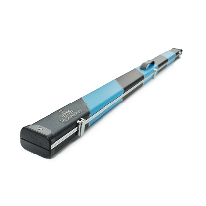 Peradon Halo Black & Sky Stripe 1 Piece Wide Snooker Cue Case