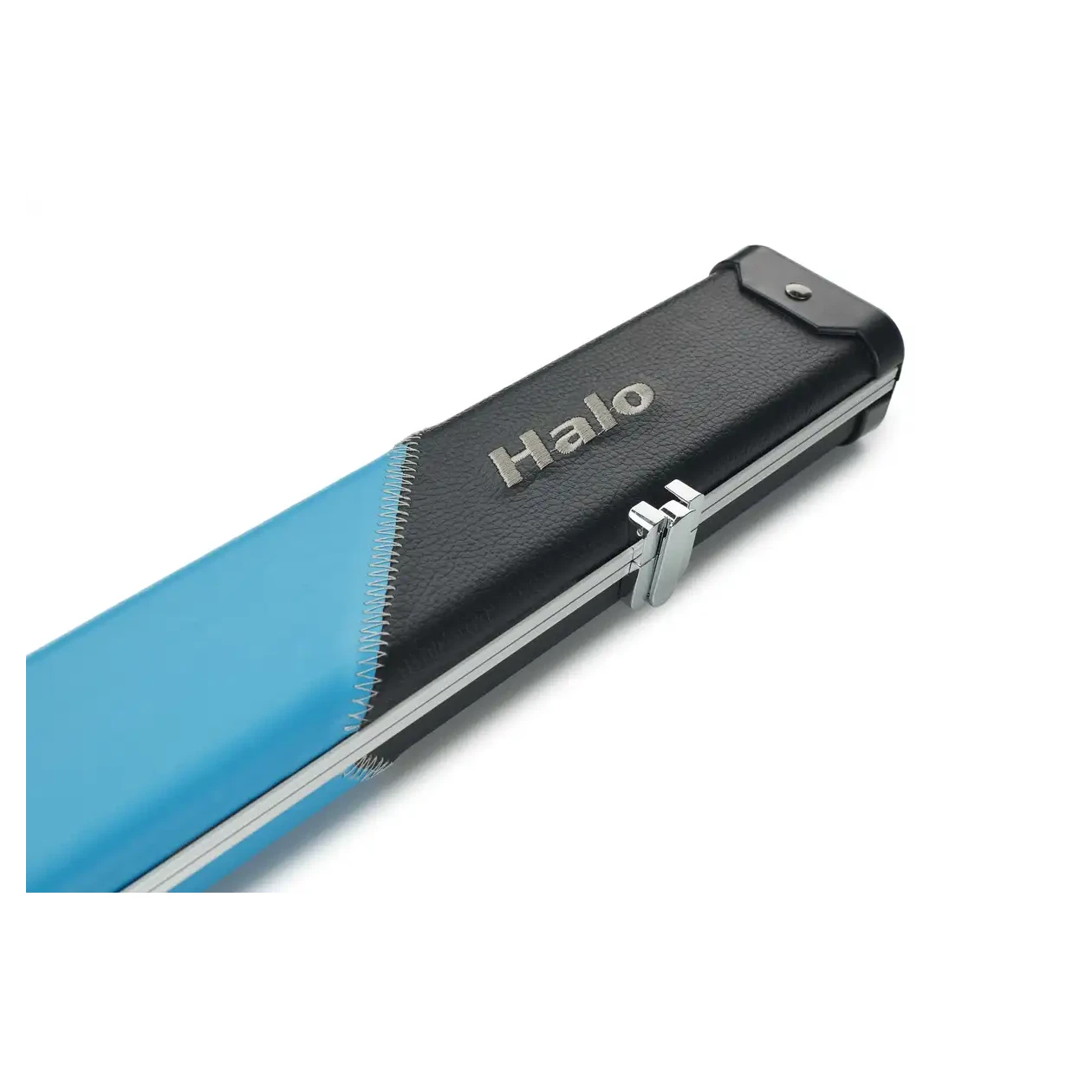 Peradon Halo Black & Sky Stripe 1 Piece Wide Snooker Cue Case