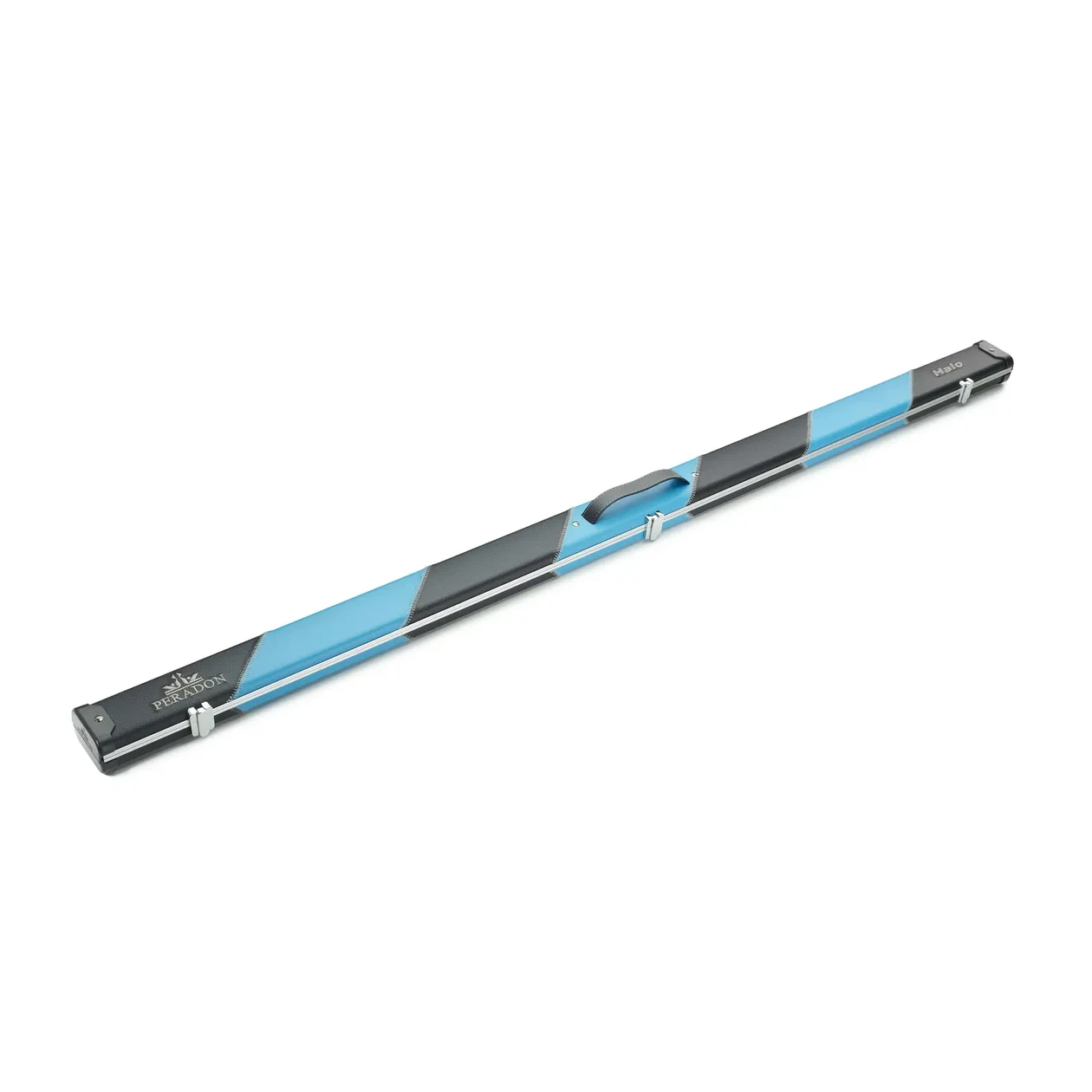 Peradon Halo Black & Sky Stripe 1 Piece Wide Snooker Cue Case