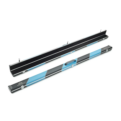 Peradon Halo Black & Sky Stripe 1 Piece Wide Snooker Cue Case