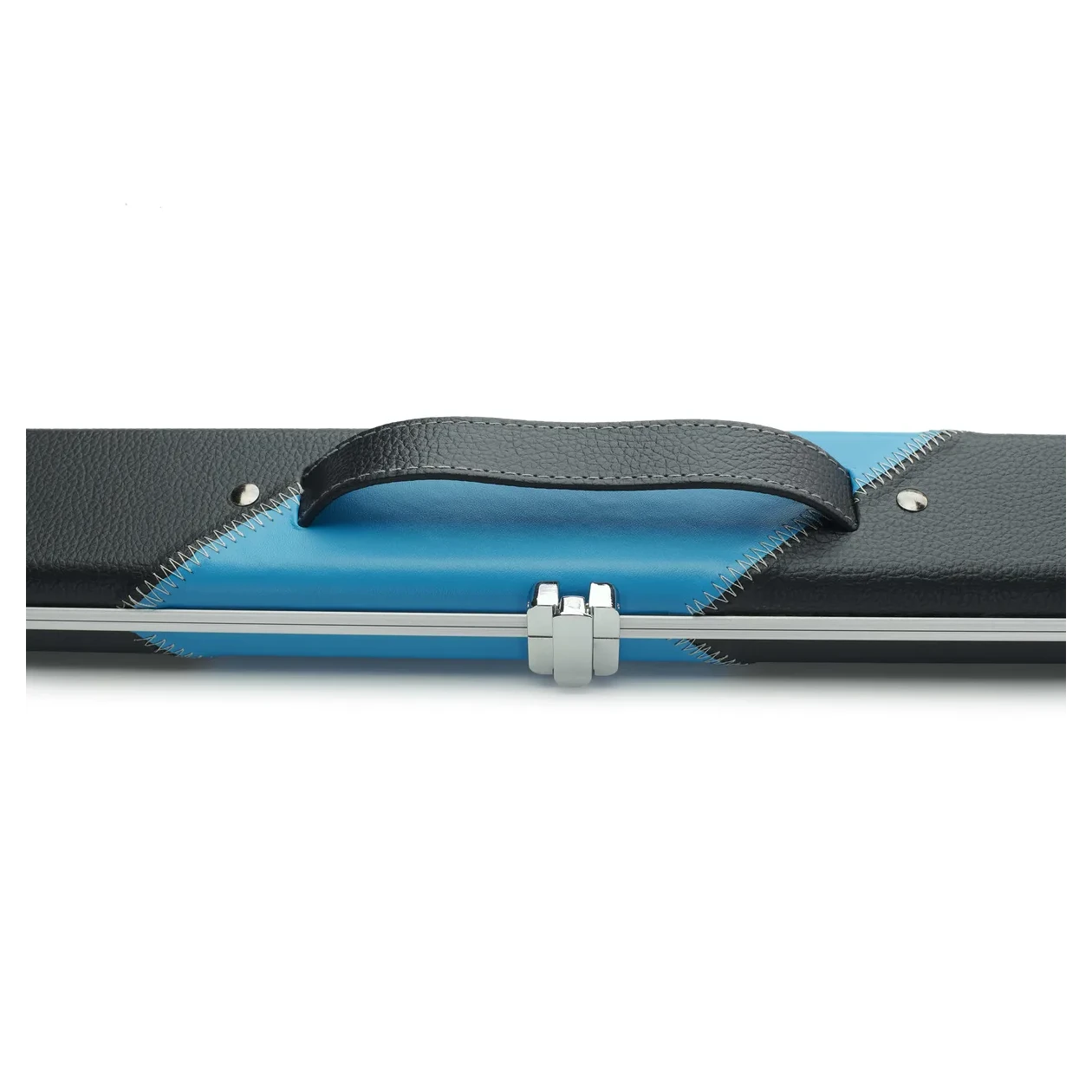 Peradon Halo Black & Sky Stripe 1 Piece Wide Snooker Cue Case