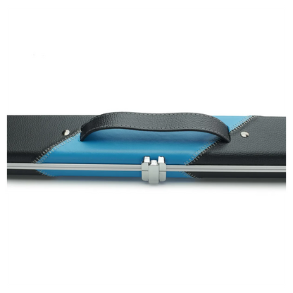 Peradon Halo Black & Sky Stripe 1 Piece Wide Snooker Cue Case