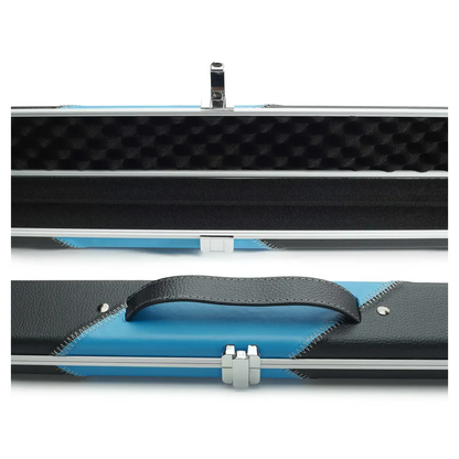Peradon Halo Black & Sky Stripe 1 Piece Wide Snooker Cue Case