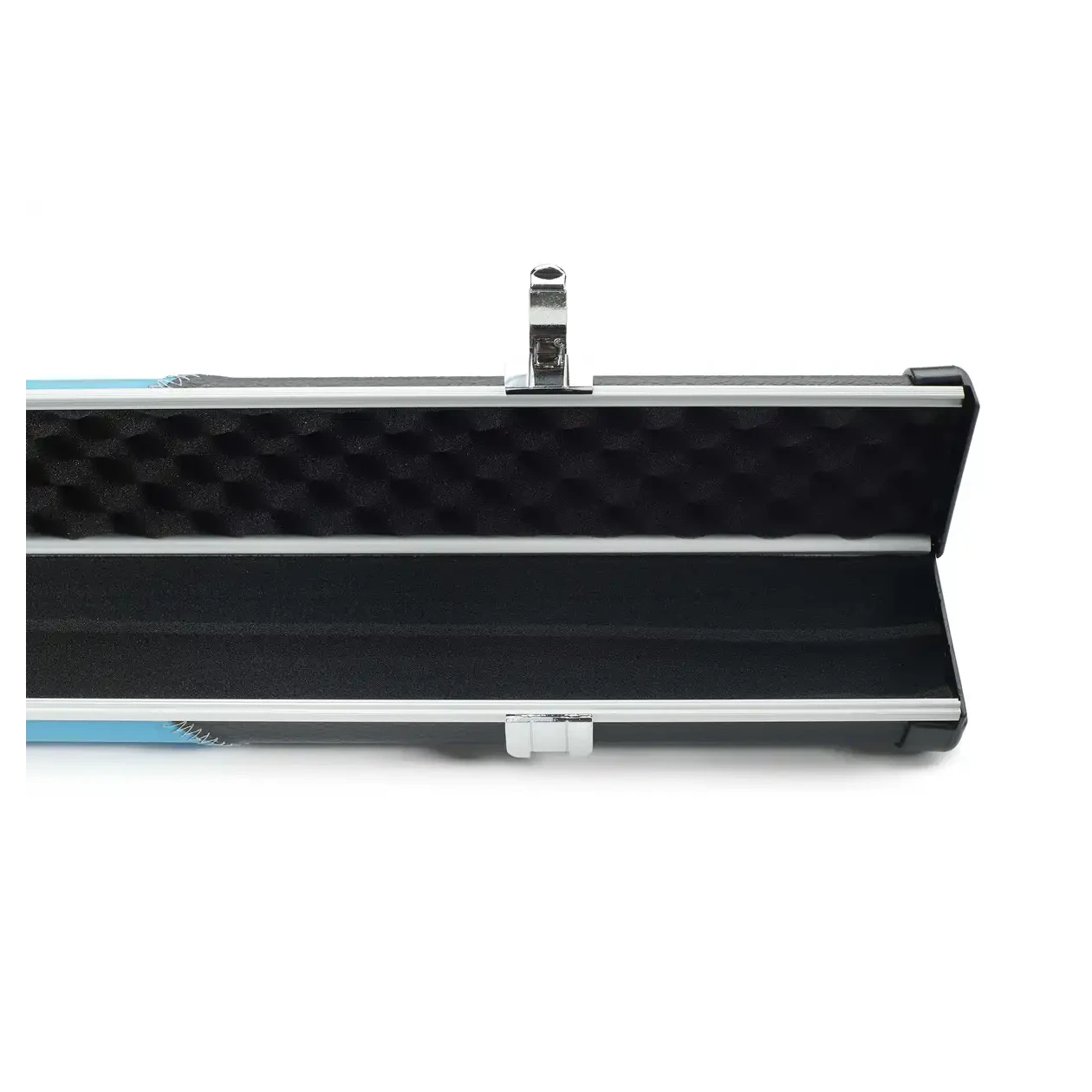 Peradon Halo Black & Sky Stripe 1 Piece Wide Snooker Cue Case