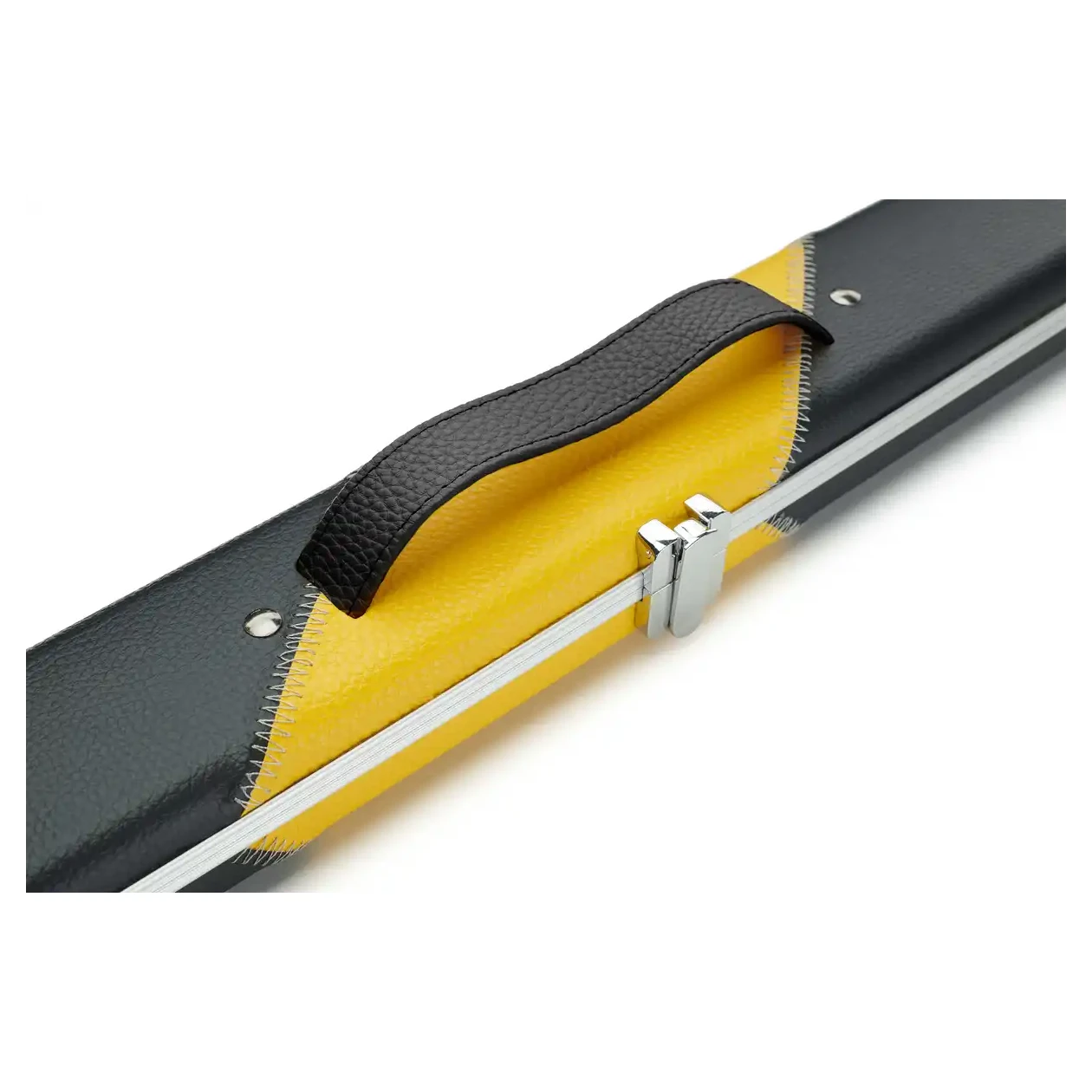 Peradon Halo Black & Yellow Stripe 1 Piece Wide Snooker Cue Case