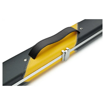 Peradon Halo Black & Yellow Stripe 1 Piece Wide Snooker Cue Case