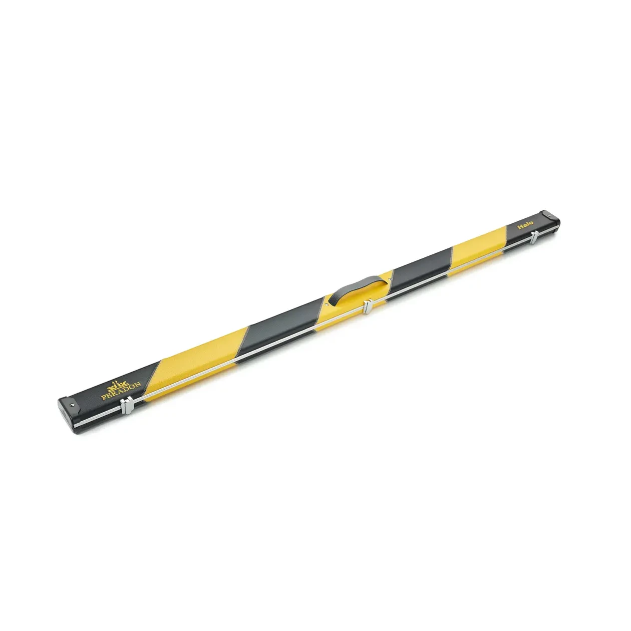 Peradon Halo Black & Yellow Stripe 1 Piece Wide Snooker Cue Case