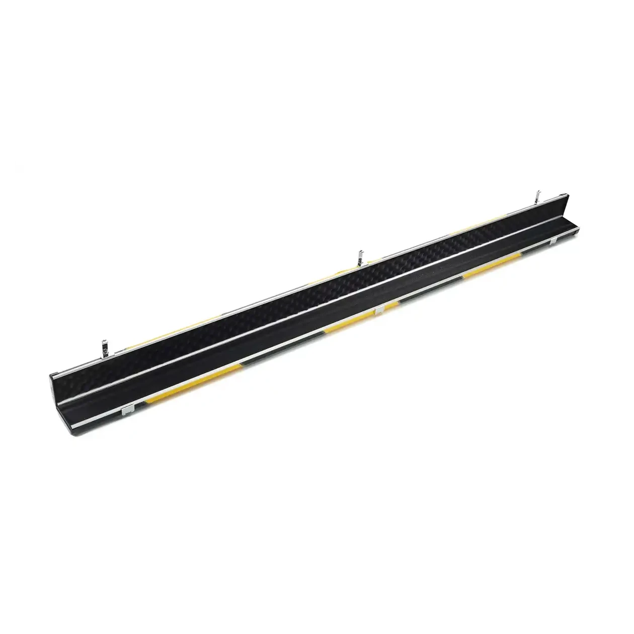 Peradon Halo Black & Yellow Stripe 1 Piece Wide Snooker Cue Case